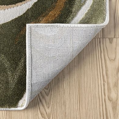 Abani Rugs Regal REG260C Green Intertwined Lines Area Rug