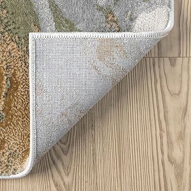 Abani Rugs Regal REG140C Abstract Grey Green Area Rug