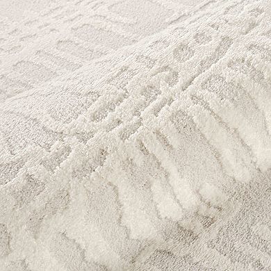 Abani Rugs NOM210A Abstract Grid Cream Area Rug