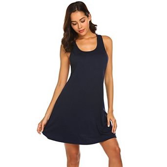 Avidlove Nightgowns for Women Sleeveless Tank Cotton Sleep Dress Racerback Nightshirts