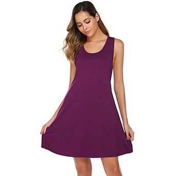 Avidlove Nightgowns for Women Sleeveless Tank Cotton Sleep Dress Racerback Nightshirts