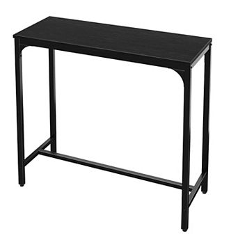 Rectangular Bar Table, 42.5 in High Top Pub Table, Counter Height Bar Table, Kitchen Island Table