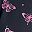 Black Pink Butterfly
