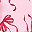 Pink Red Bow