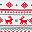 Red Christmas Deer