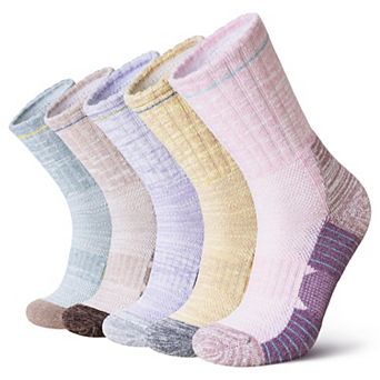Merino Wool Thermal Hiking Socks Cushioned Warm Outdoor Crew Work Socks