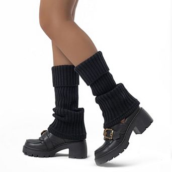 Y2K Harajuku Lolita Gothic Leg Warmers Cozy Winter Boot Socks