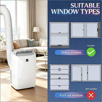 Five-in-One Versatility Air Conditioner,Portable Air Conditioner,Standing Air Conditioner
