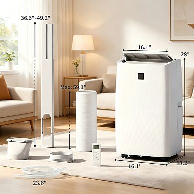 Five-in-One Versatility Air Conditioner,Portable Air Conditioner,Standing Air Conditioner