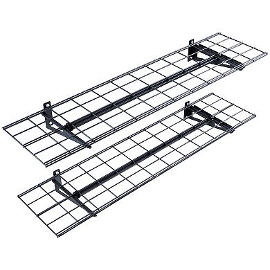 Heavy Duty Wall Mounted Garage Storage Shelves for Shop Shed and Garage Organization