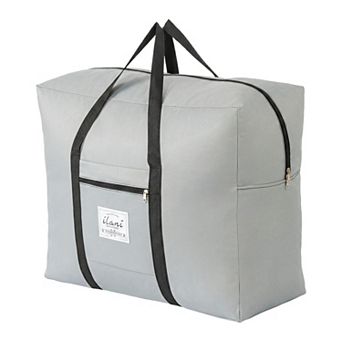 Extra Large Oxford Travel Storage Bag, Army Green Durable Carry Bag for Clothes Organizing