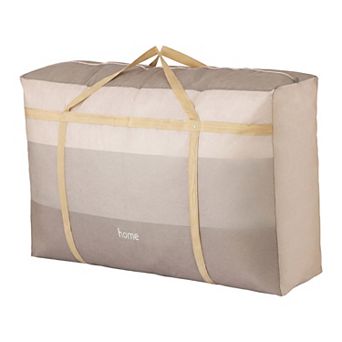 Non woven Storage Bag, 200L Extra Large Rivet Fixed Strap Duffel for Bedding Moving Packing