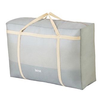 Non woven Storage Bag, 200L Extra Large Rivet Fixed Strap Duffel for Bedding Moving Packing