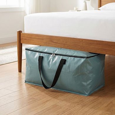 Waterproof Hard wearing PP Storage Duffel, Zipper Closure Multipurpose Bag for Quilt Organizing