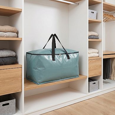 Waterproof Hard wearing PP Storage Duffel, Zipper Closure Multipurpose Bag for Quilt Organizing