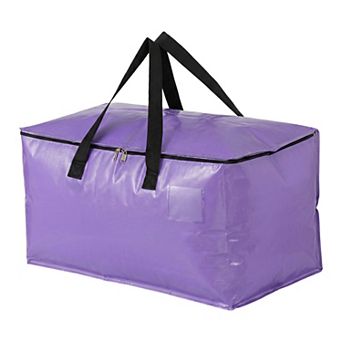 Waterproof Hard wearing PP Storage Duffel, Zipper Closure Multipurpose Bag for Quilt Organizing