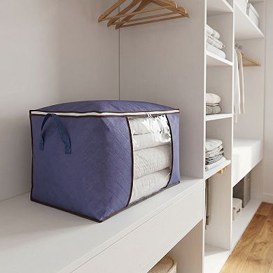 Moistureproof Visible Storage Sack, Portable Side Carry Bag Fit for Under Bed Space Organization