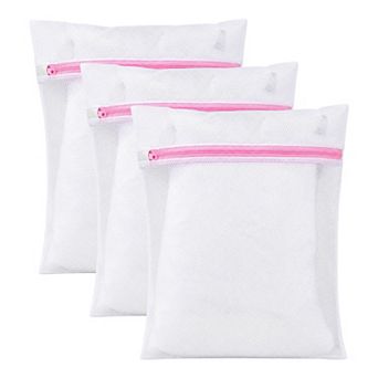 3 Pack Mesh Laundry Bags, Durable Zipper Closure Laundry Bag for Delicates Mesh Bag