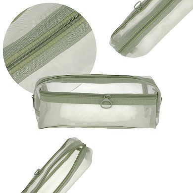 8.66"x1.97"x2.76" Multifunctional Pencil Case Organizer for Office Supplies 1 Pc
