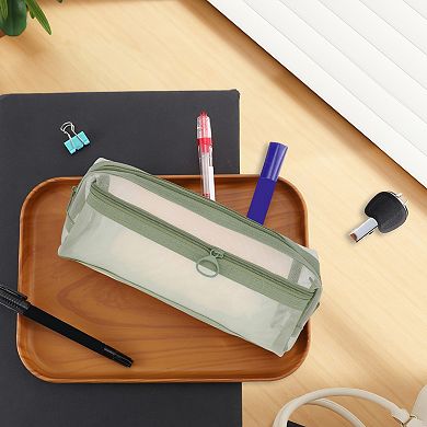 8.66"x1.97"x2.76" Multifunctional Pencil Case Organizer for Office Supplies 1 Pc