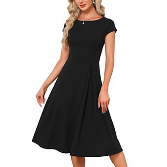 Vintage Dress for Women Cap Sleeve Cocktail Dresses
