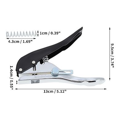 1Pc Hole Punch Single Hole Paper Punch, Portable Hand-Held 0.31"