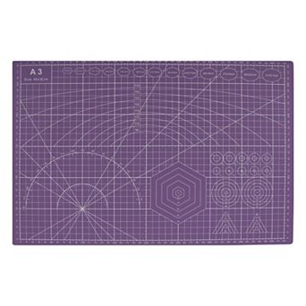Double-sided Self-Healing Cutting Mat, Single-sided Craft Board, Sewing Mat Purple