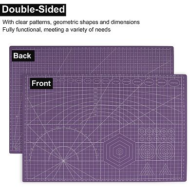 Double-sided Self-Healing Cutting Mat, Single-sided Craft Board, Sewing Mat Purple
