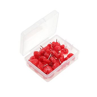 50 pc Push Pins, Portable Durable Thumb Tacks, Wall Tacks for Cork Board