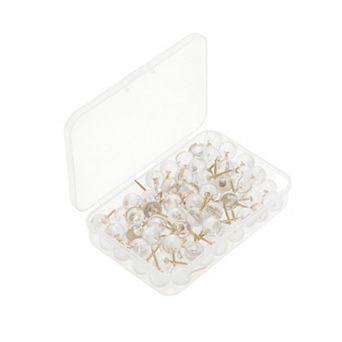100 pc Push Pins, Portable and Durable Thumb Tacks