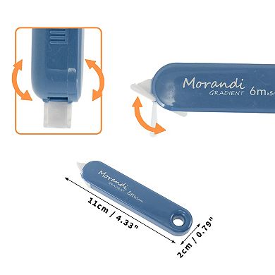 5Pcs White Out Tape, 5-Pack Pen-Style Correction Tape