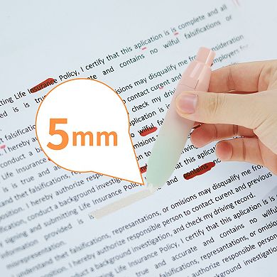 1Pc White Out Pen, Push-Action Correction Tape