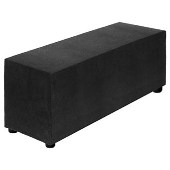 Stretch Stool Cover Rectangular Oversized Square Stools Slipcover with Elastic 1 pc