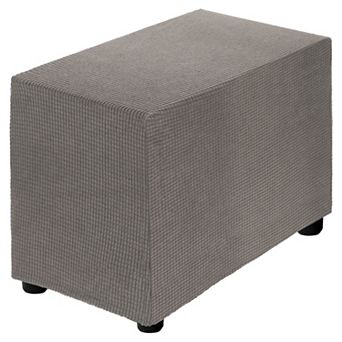 Stretch Stool Cover Rectangular Oversized Square Stools Slipcover with Elastic 1 pc
