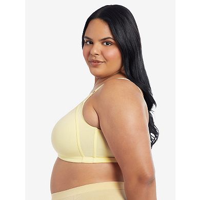 The Camille - Wireless Soft-Cup Cotton Bra with Lace