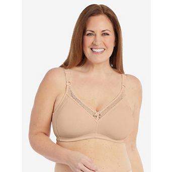 The Camille - Wireless Soft-Cup Cotton Bra with Lace