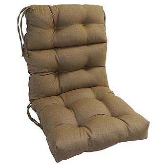 Blazing Needles Jacquard Chenille Tufted Chair Cushion