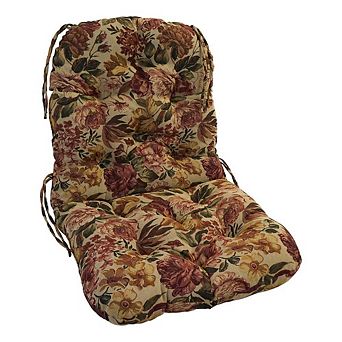Blazing Needles Indoor Polyester Blend Swivel Rocker Cushion