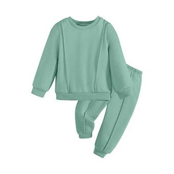 Arshiner Boys Piece Outfits Crewneck Sweatshirt Top Casual Pants Set Boys Sweatsuit Fall