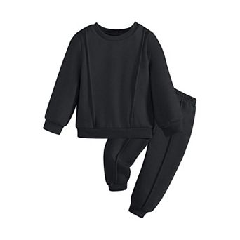 Arshiner Boys Piece Outfits Crewneck Sweatshirt Top Casual Pants Set Boys Sweatsuit Fall