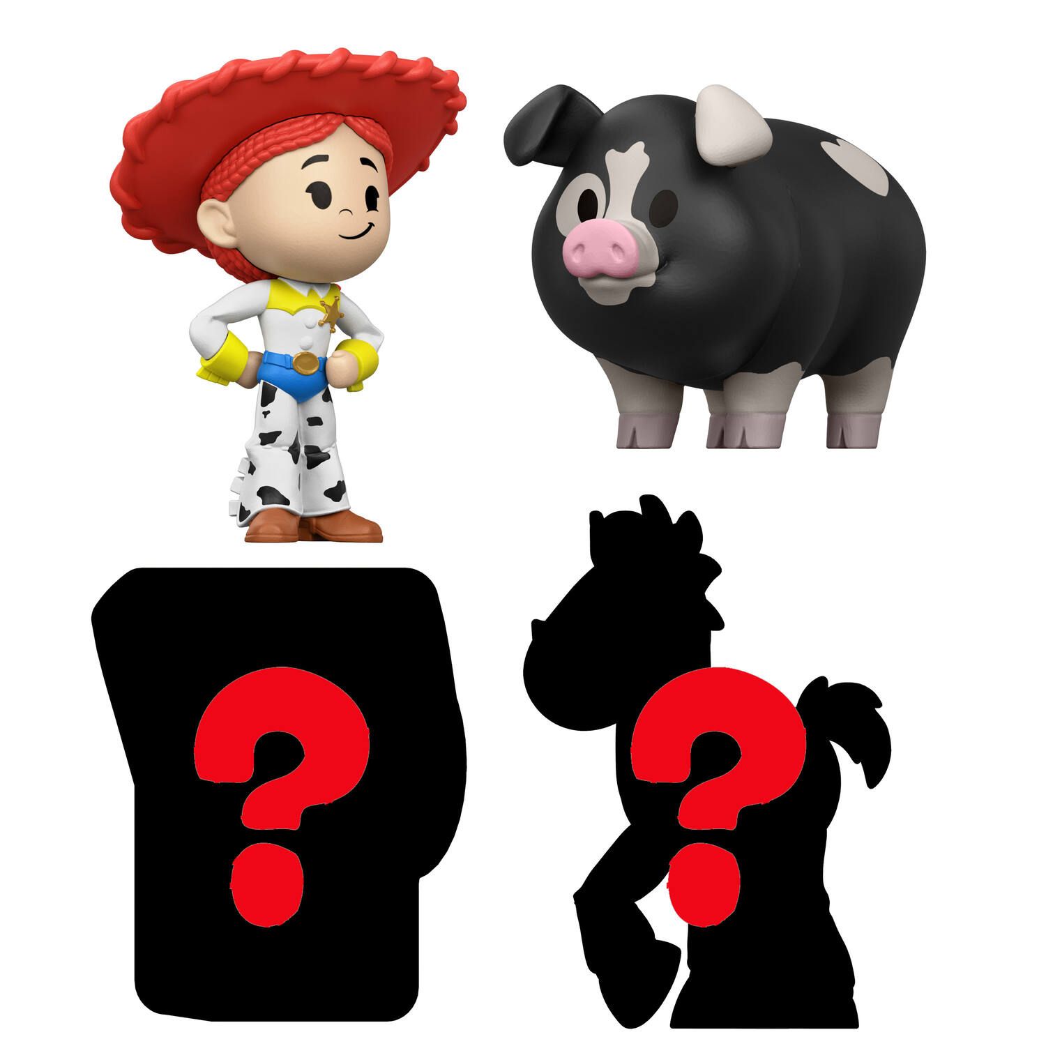 Детские фигурки Mattel Disney / Pixar's Toy Story 5 Blaze's Family Ranch Surprise 4 pc Small Stars Themed Multipack Toy - Styles May Vary — фото 3