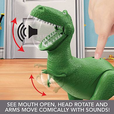 Mattel Disney / Pixar's Toy Story Roarin' Laughs Rex Interactive Talking Dinosaur Toy