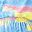 Pink Blue Tie Dye