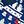 Navy Blue Print
