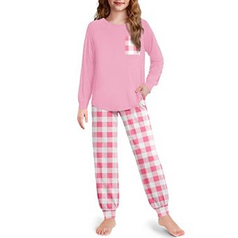 Arshiner Pajamas For Girls Long Sleeve Pajamas Set Soft Lounge Sets Ankle Cuff Sleepwear