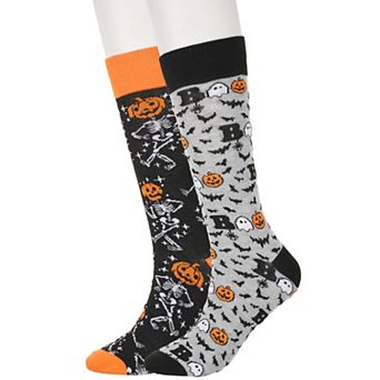 Men's Twisted Toes 2-Pack Halloween Socks