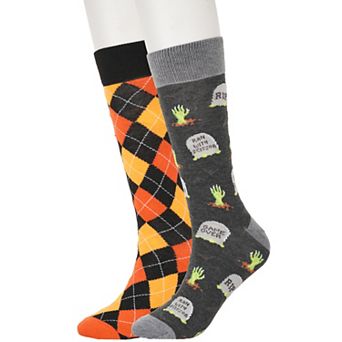 Men's Twisted Toes 2-Pack Halloween Socks