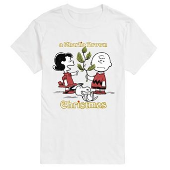 Big & Tall Peanuts A Charlie Brown Christmas Tree Short Sleeve Graphic T-Shirt