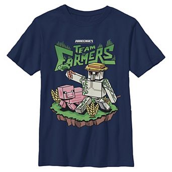 Boy's 6-20 Minecraft Team Farmers Graphic Tee