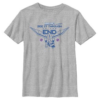 Boy's 6-20 Minecraft To The End Graphic Tee